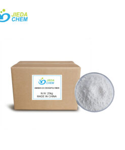 25kg carton of Acrylates/Beheneth-25 Methacrylate Copolymer next to powder sample in a plate