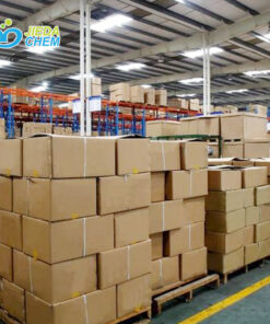 Multiple 25kg cartons of Acrylates/Beheneth-25 Methacrylate Copolymer in GMP warehouse with batch coding and moisture barrier packaging