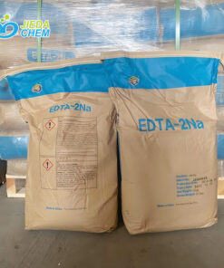 25kg bagged EDTA 2NA is displayed in front and back packaging
