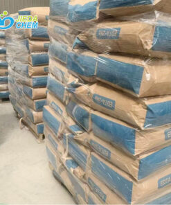 EDTA 2NA with pallets and film wrapping in the warehouse