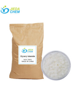 20kg neutral bagged Glyceryl Stearate (And) PEG-100 Stearate, with white particles Glyceryl Stearate (And) PEG-100 Stearate beside it