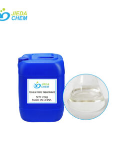 25kg blue drum Peg-20 Glyceryl Triisostearate, with colorless liquid Peg-20 Glyceryl Triisostearate beside it