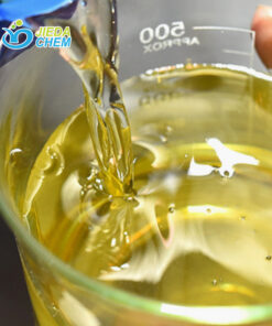 Top-view of Methylisothiazolinone liquid in graduated beaker