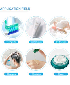 Potassium Sorbate applied in shampoo and body wash bottles as a preservative