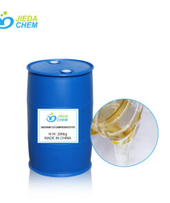 200kg blue drum disodium cocoamphodiacetate, next to it is the pale yellow liquid disodium cocoamphodiacetate