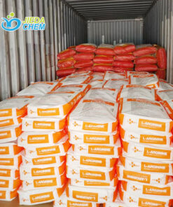 Arginine loaded into the container