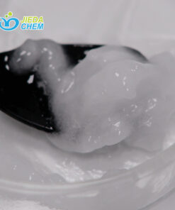 Close-up of white translucent Caprylyl Glycol cream base