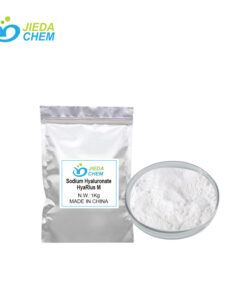 1kg bagged Sodium Hyaluronate, with white powder Sodium Hyaluronate beside it